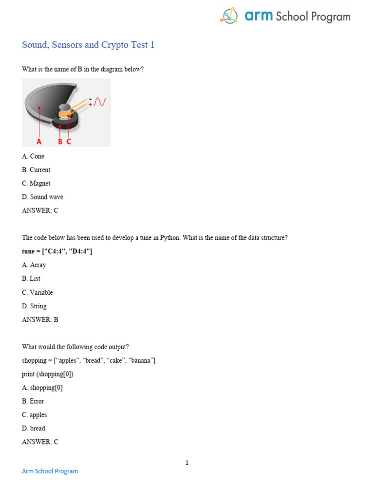 Sound Sensors Crypo Test 1 | PDF | Compass | Encryption