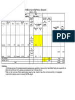 Calculation Sheet For TADA Advance