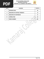 Business Statistics 1234