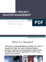 Geography Project - Disaster
