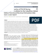 Practical Approaches of PULSE Racing in Training Their Athlete For The Cybathlon Global Edition Functional Electrical Stimulation Bike Race A Case Report