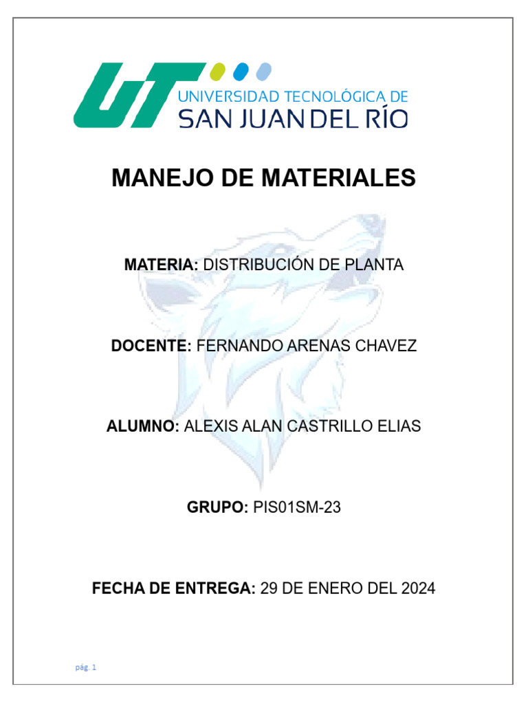 Manejo Eficiente de Materiales en Planta | PDF | Máquina elevadora | Rieles