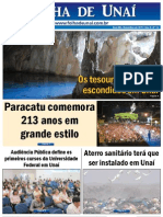 JORNAL FOLHA DE UNAÍ - NOVEMBRO DE 2011