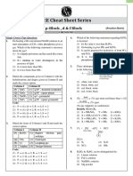 P-Block, D & F Block - Practice Sheet