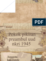 Pokok Pikiran Preambul Uud Nkri 1945