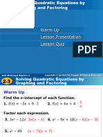 Warm Up Lesson Presentation Lesson Quiz: Holt Mcdougal Algebra 2 Holt Algebra 2 Holt Mcdougal Algebra 2