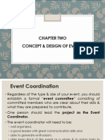 Event Management Chapter 2 & 3