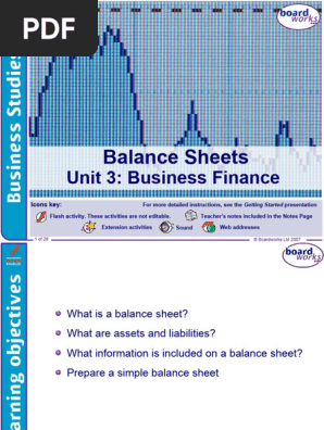 8 - Balance Sheets (1)