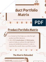 Product Portfolio Matrix