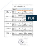 Jadwal Pelajaran Sts Dan Pat 2024. Fik