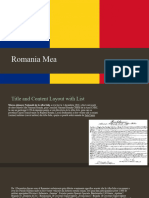 Proiect Romania