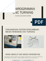 Pemrograman CNC Turning: (Computer Numerically Controlled)