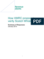 Summary of Responses Scotch Whisky Verification 14 01 10