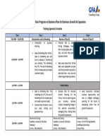 Session Plan - Incubation - Acceleration Training Programme