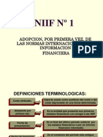 Niif 1 Adopción Niifs Primera Vez