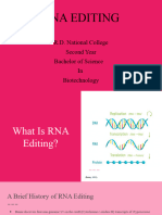 RNA EDITING - Gautami Kandalgaonkar