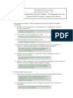 Mini-Ficha de Trabalho - 8oano - Propagacao Do Som - Resolucao