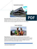 Tugas Rumah Adat Pakaian Dan Alat Tradisional Dari Provinsi Maluku