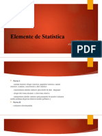 Elemente de Statistica