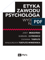 Etyka Zawodu Psychologa 2017