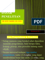 Konsep Dasar Penelitian A