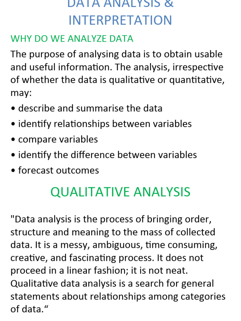 Data Analysis and Interpretation Guide | PDF | Computers