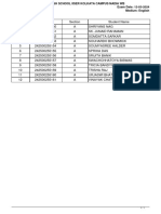 Grade-5 Mathematics Batch-2 Roll-List