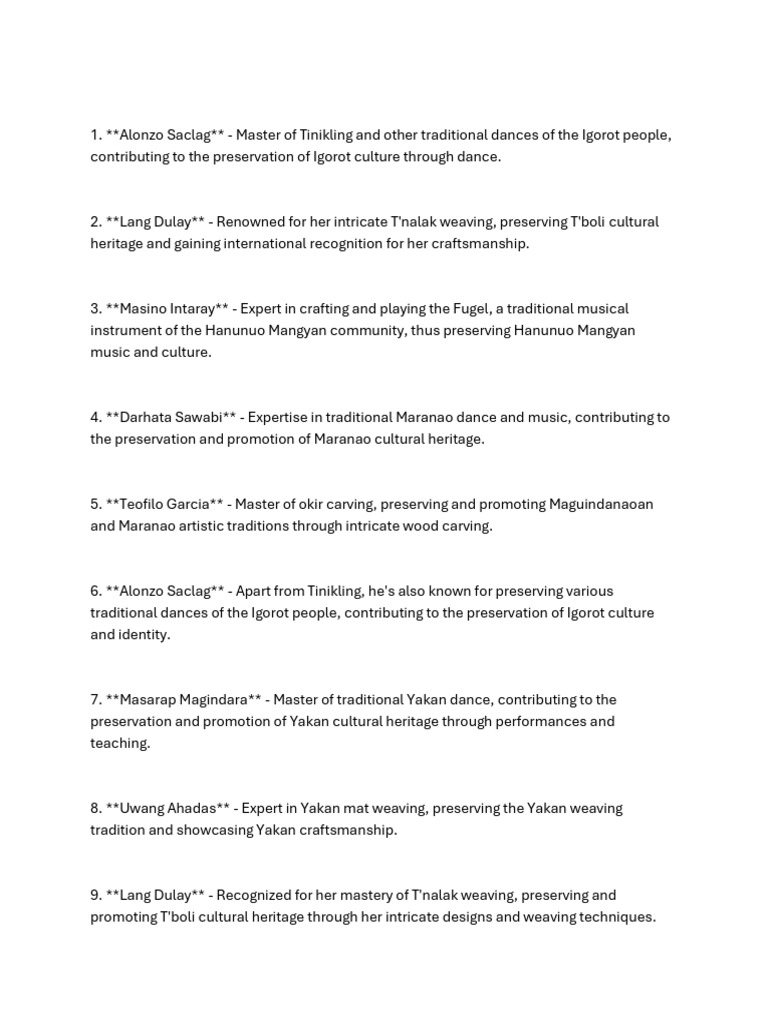 GAMABA | PDF | Philippines | Crafts