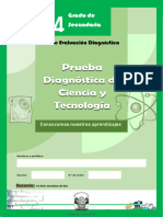 4º Prueba Diagnóstica de Ciencia y Tecnología - 2024