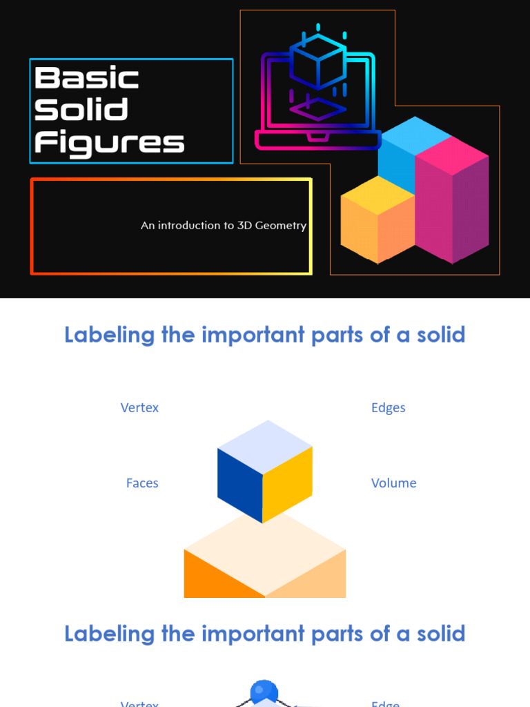 3D Geometry Basics for Grade 6 | PDF