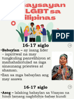 Lesson4 Kasaysayan NG LGBT Sa Pilipinas