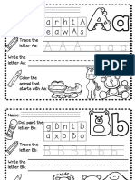 Alphabet Practice Worksheets Kindergarten Alphabet Morning Work Pages FREEBIE