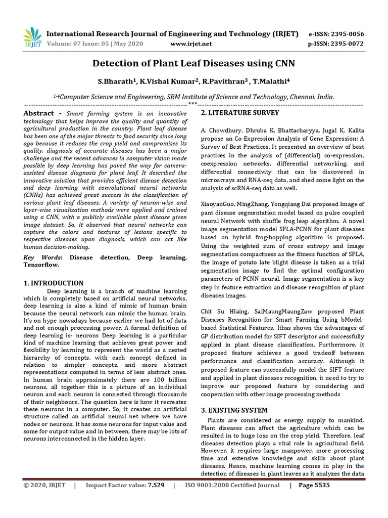 Irjet V7i51061 | PDF | Deep Learning | Machine Learning