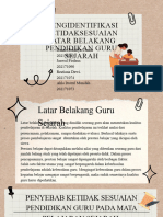 Menganalisis Ketidak Sesuaian Latar Belakang Pendidikan Guru Sejarah