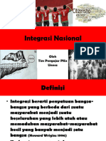 BAB III Integrasi Nasional