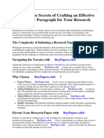 How To Start An Introductory Paragraph For A Research Paper