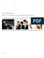 Great Expectations For The Mobile Web