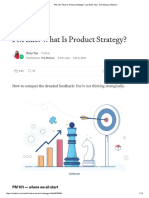 PM Life - What Is Product Strategy - by Rose Yao - The Startup - Medium