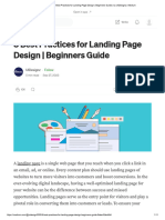 8 Best Practices for Landing Page Design _ Beginners Guide _ by UIDesignz _ Medium