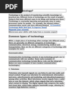 Technology Definition & Types of Technology