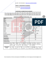 Formulas, Tabla de Conversiones - Fisica para Kinesiologia Unc