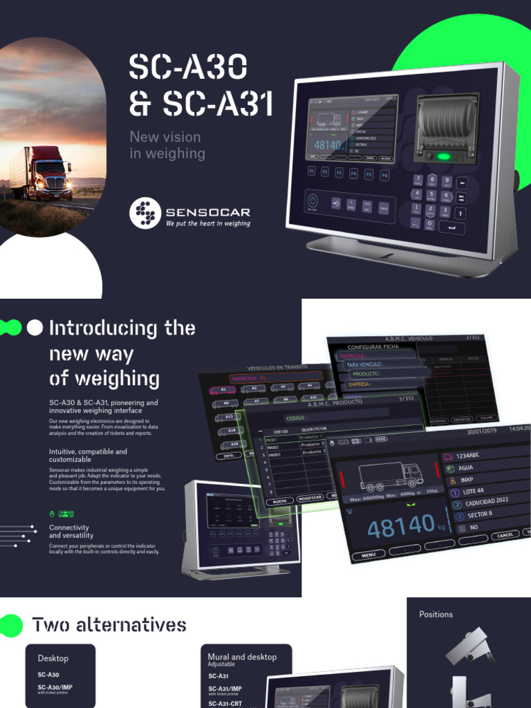 Innovative Weighing Solutions SC-A30/A31 | PDF | Printer (Computing ...