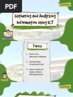 HELE 5 Lesson 6 - Gathering and Analyzing Information Using ICT