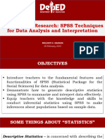 Basic Statistical Tools (Inset Iis 2023)