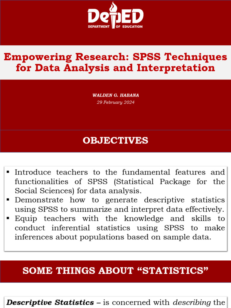 SPSS Data Analysis Techniques for Educators | PDF | Student's T Test ...