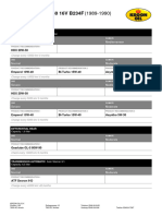 Product Recommendation Volvo (EU) 700 740 16V B234F (1989-1990)