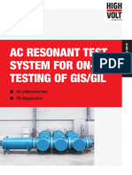 AC Resonant Test System For On-Site Testing of GIS GIL Product Brochure 8.04 5 en