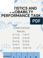 Statistics and Probabilty Performance Task