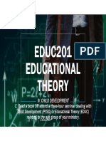 EDUC201 Educational Theory Presentation