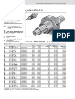 Adjustable-Preload Single Nut SEM-E-S: Standard Series